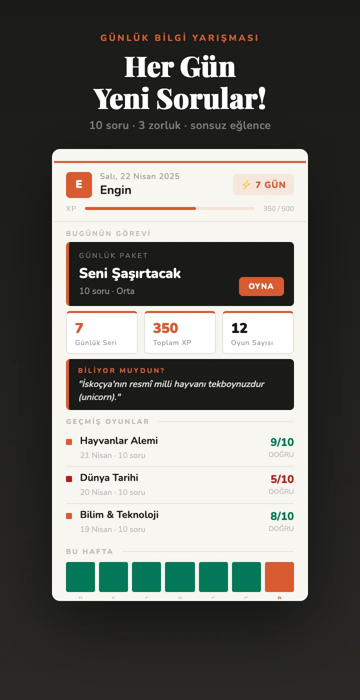 Ana sayfa — günlük paket